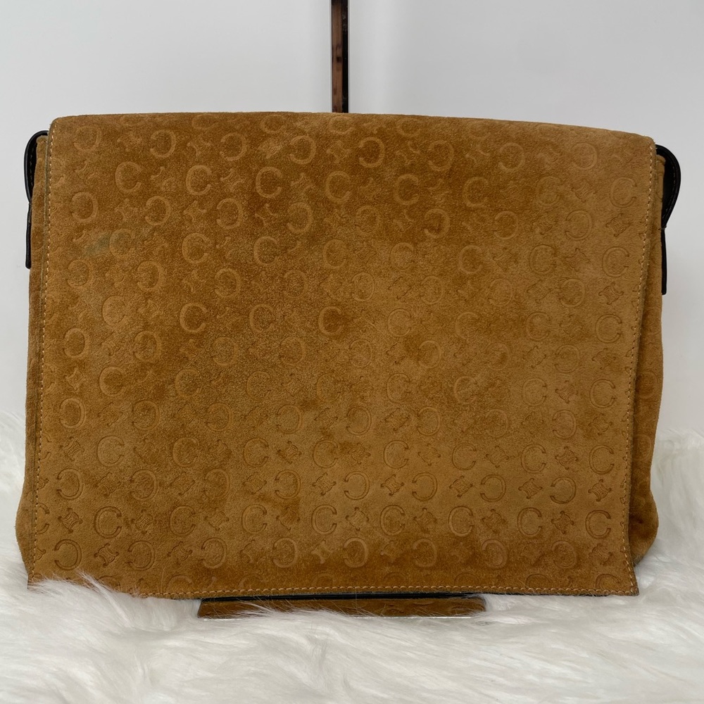 Celine Suede Crossbody/Messenger Bag